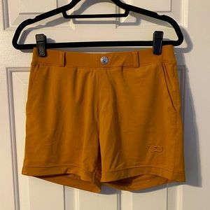 2eros mens stretchy short shorts large tan khaki gold